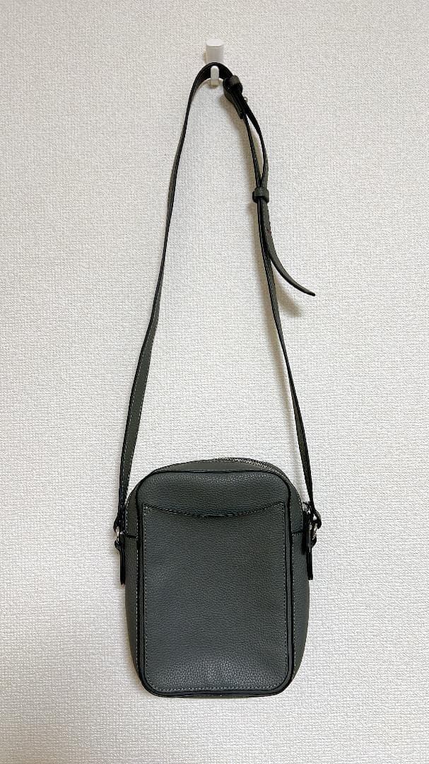 United Arrows Microfiber Square Shoulder Bag Gray New