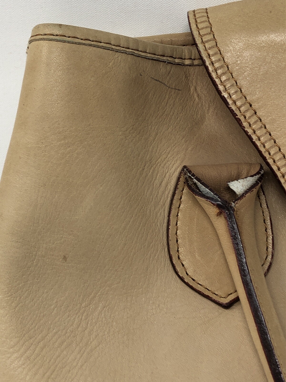 vtg Harness Collection By Michael Bianco Large Leather Shoulder Bucket Bag Purse