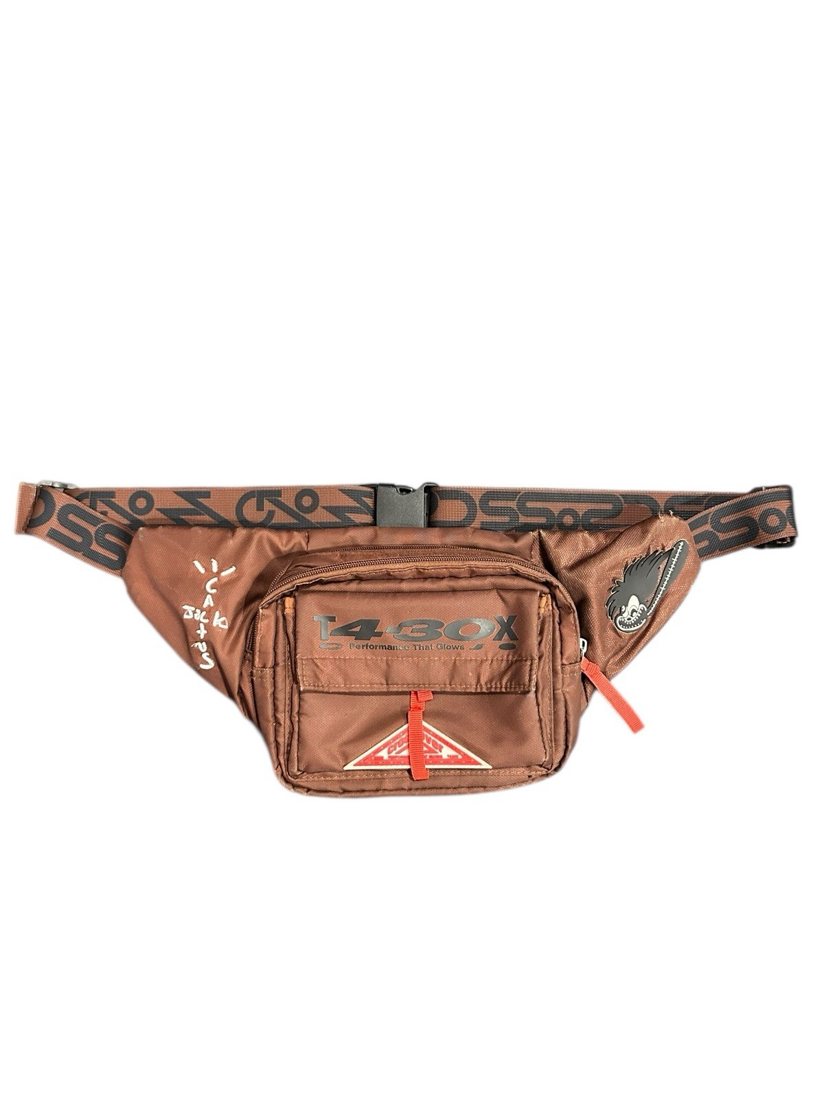 Crossover x Cactus Jack Travis Scott Brown Fanny Pack (READ!!!)