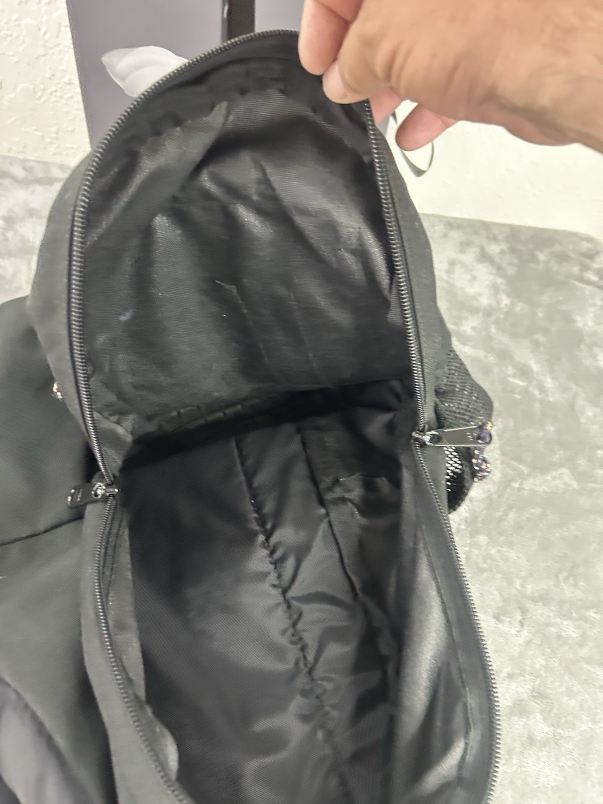 Vintage JANSPORT Backpack Thick Rubber Bottom Backpack Black Vintage
