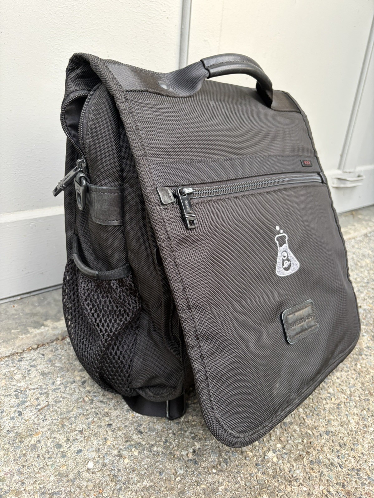 TUMI Black Ballistic Nylon Utility Backpack Travel Laptop Backpack