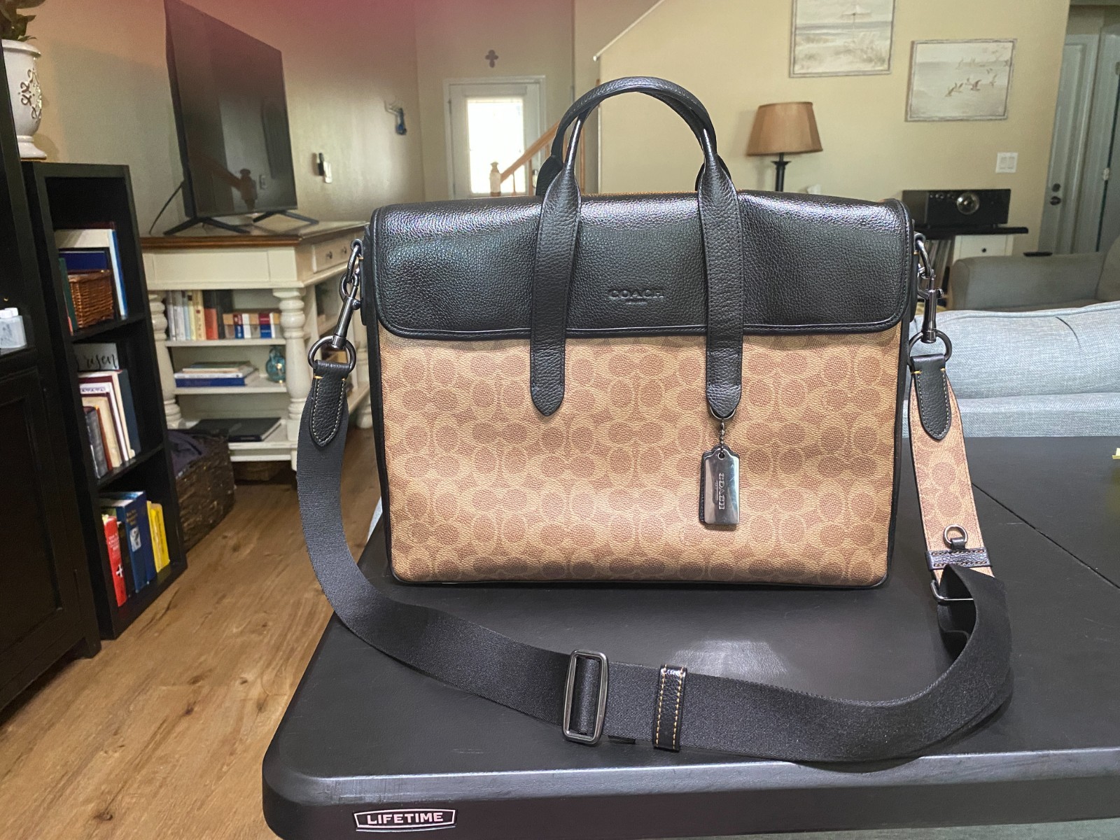 Coach Sullivan Portfolio Brief In Signature Canvas EXCELLENT CONDITION