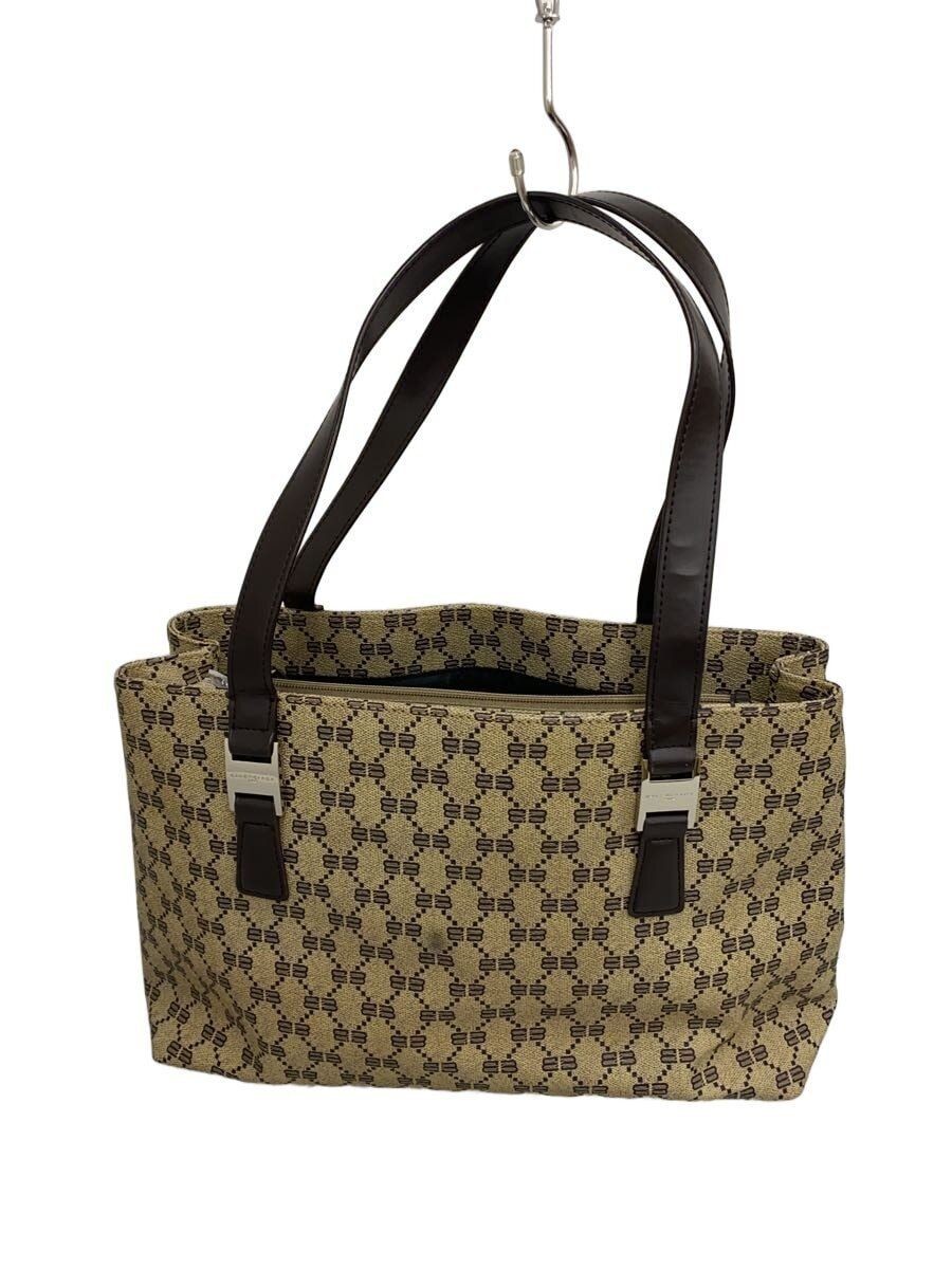 BALENCIAGA Tote Bag PVC BB Logo Monogram Used