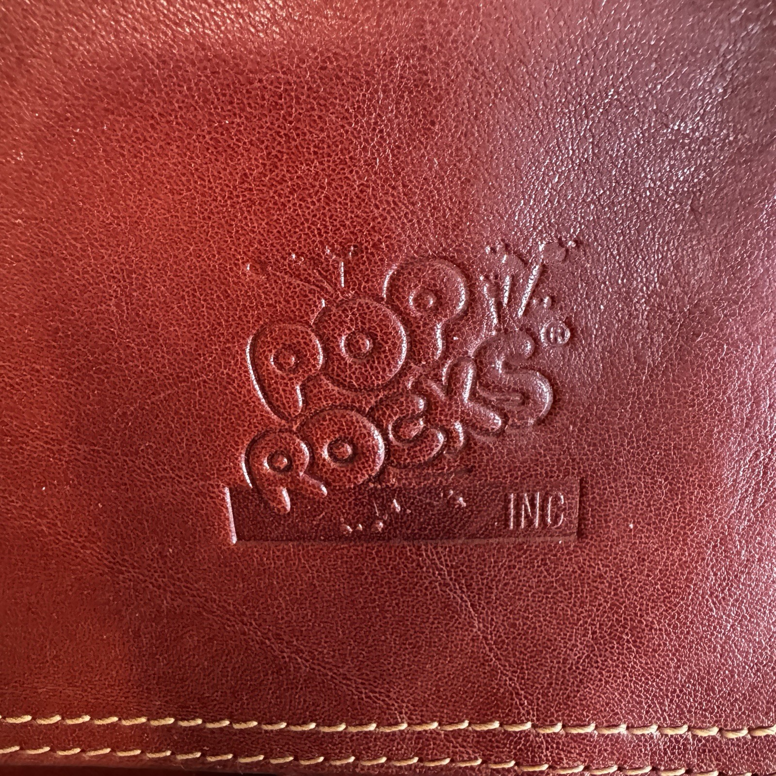 Pielnoble Rustic PR703 Leather Briefcase Made in Spain Pop Rocks Inc Rare