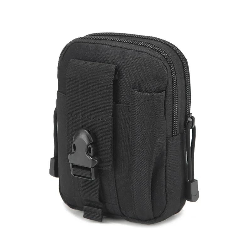 Small Utility Waist Bag Belt Pouch with Pocket for Outdoor Travel Camping