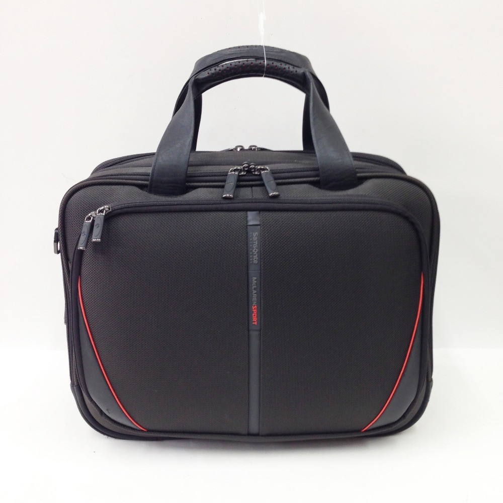 McLaren x Samsonite Black Label Briefcase Black x red