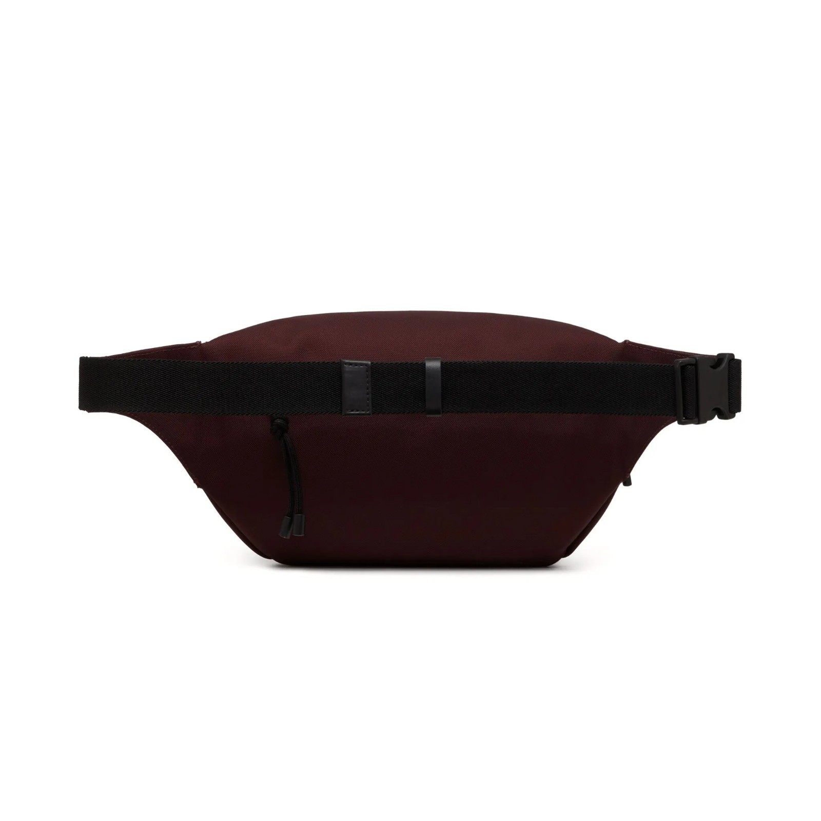 (NO CUSTOMS TAX) VALENTINO Garavani varsity VLTN burgundy & black belt bag