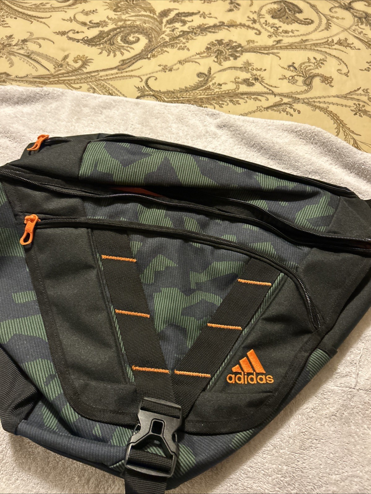 Adidas Crossbody Sling Single Strap Load Spring Backpack Soccer School Camo New