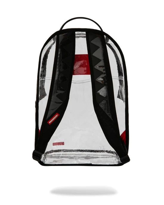 SPRAYGROUND FULLY CLEAR EMBOSSED BOSS BACKPACK B8732 NEW IN BAG W/TAGS