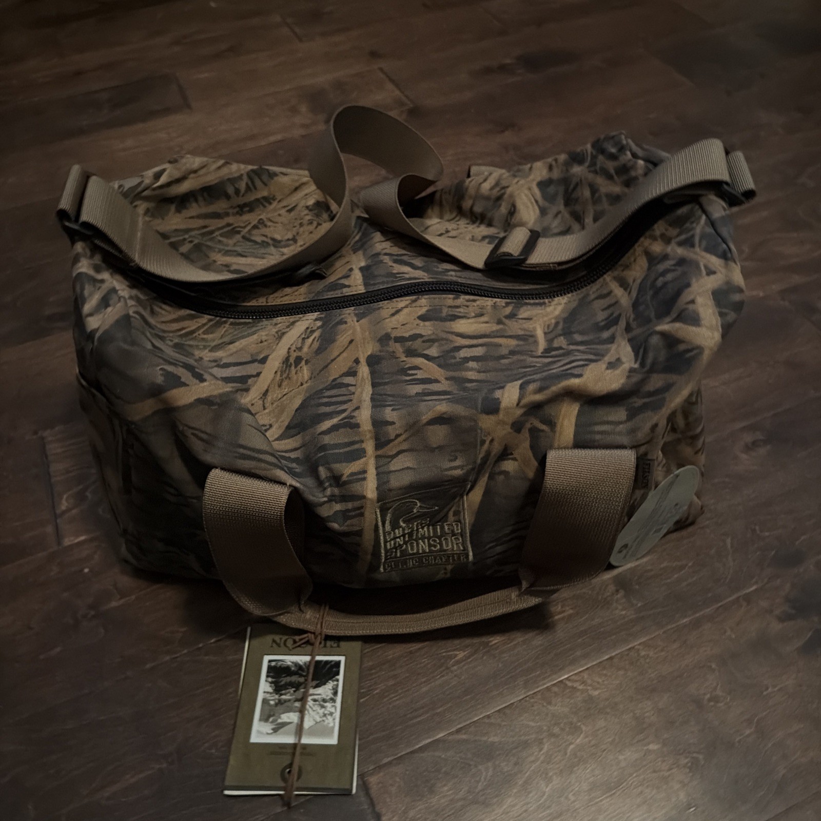 ⁠Filson Ducks Unlimited Small Field Duffle Bag NWT Mossy Oak Shadow Grass Camo⁠