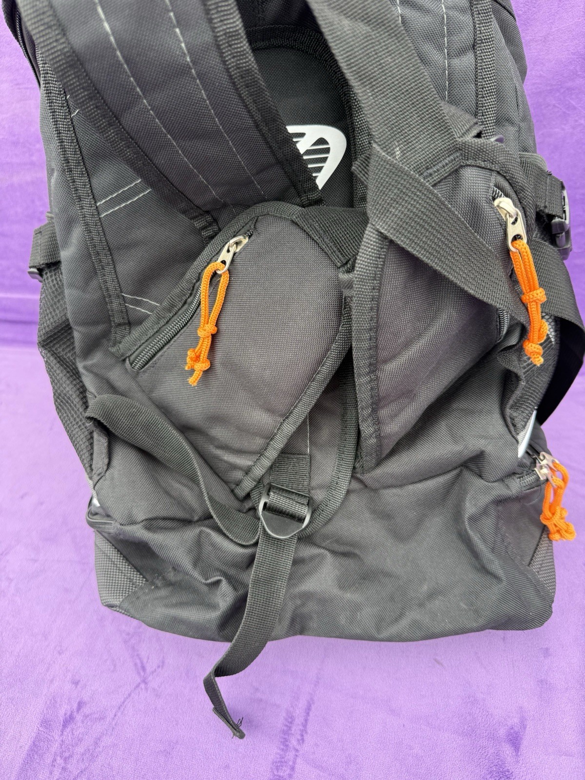 Ixon X-Ceed Motorcycle Backpack Fabric Travel Iron Black / Grey 40L