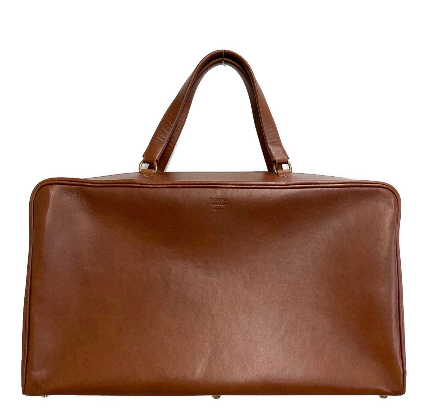 tanner krolle Boston bag Brown Leather Men Duffle bag Large capacity