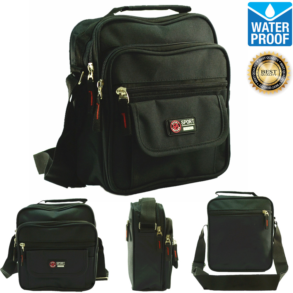 Waterproof Business Crossbody Briefcase Messenger Black Shoulder Satchel Bag