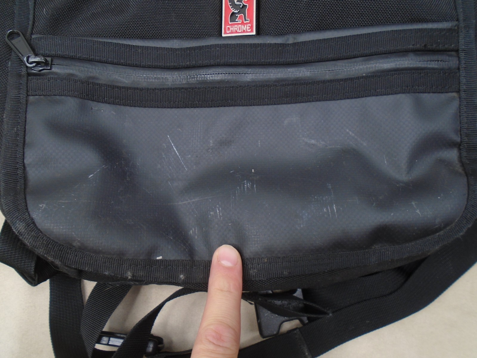 Chrome Industries Waterproof Soyuz Rolltop Backpack Laptop Bag Black
