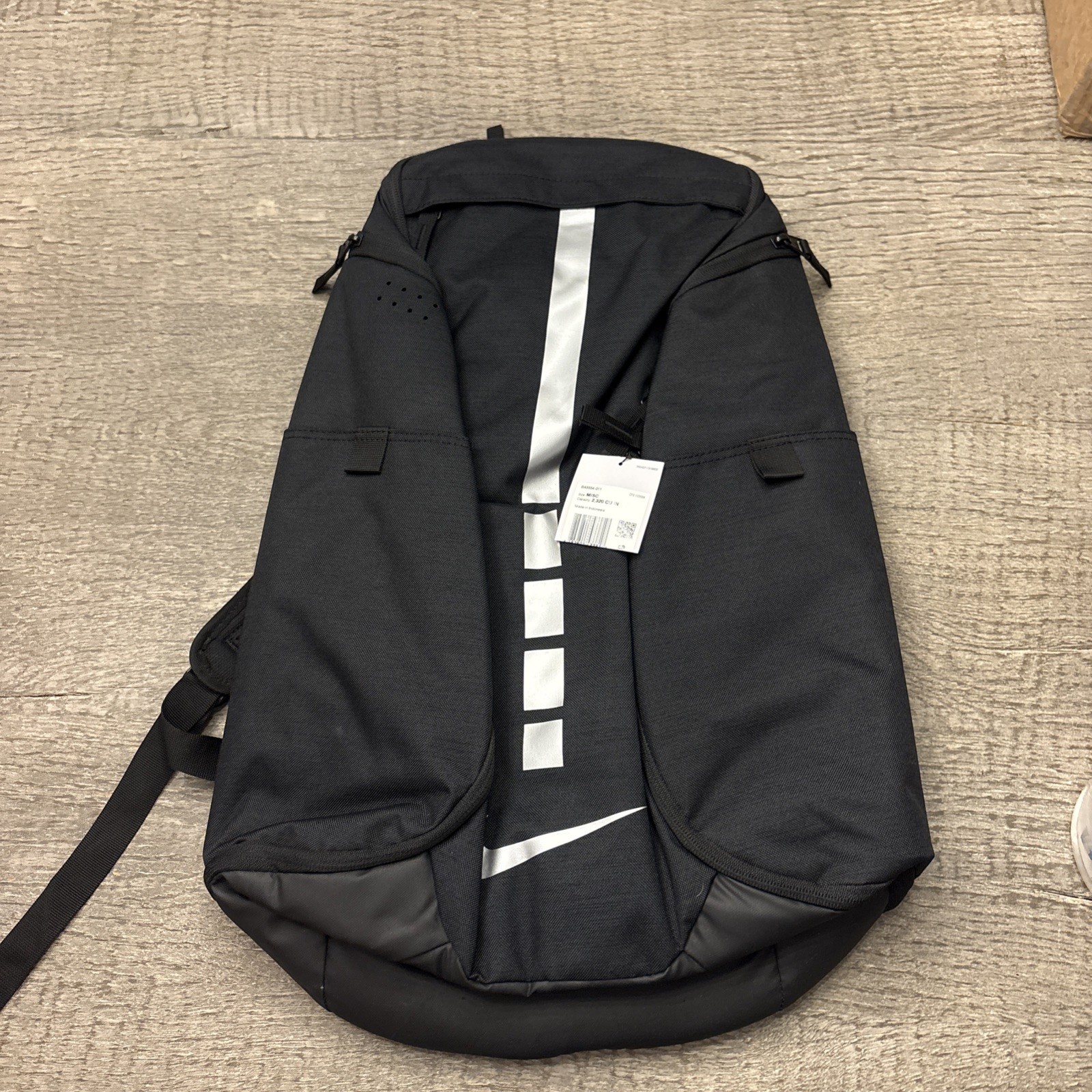 Nike Hoops Elite Backpack Black Silver BA5554-011 School Basketball Laptop