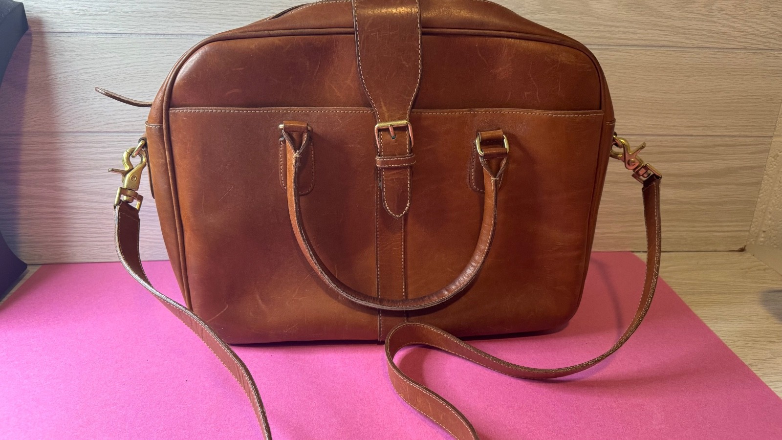 Green Fields attaché bag briefcase