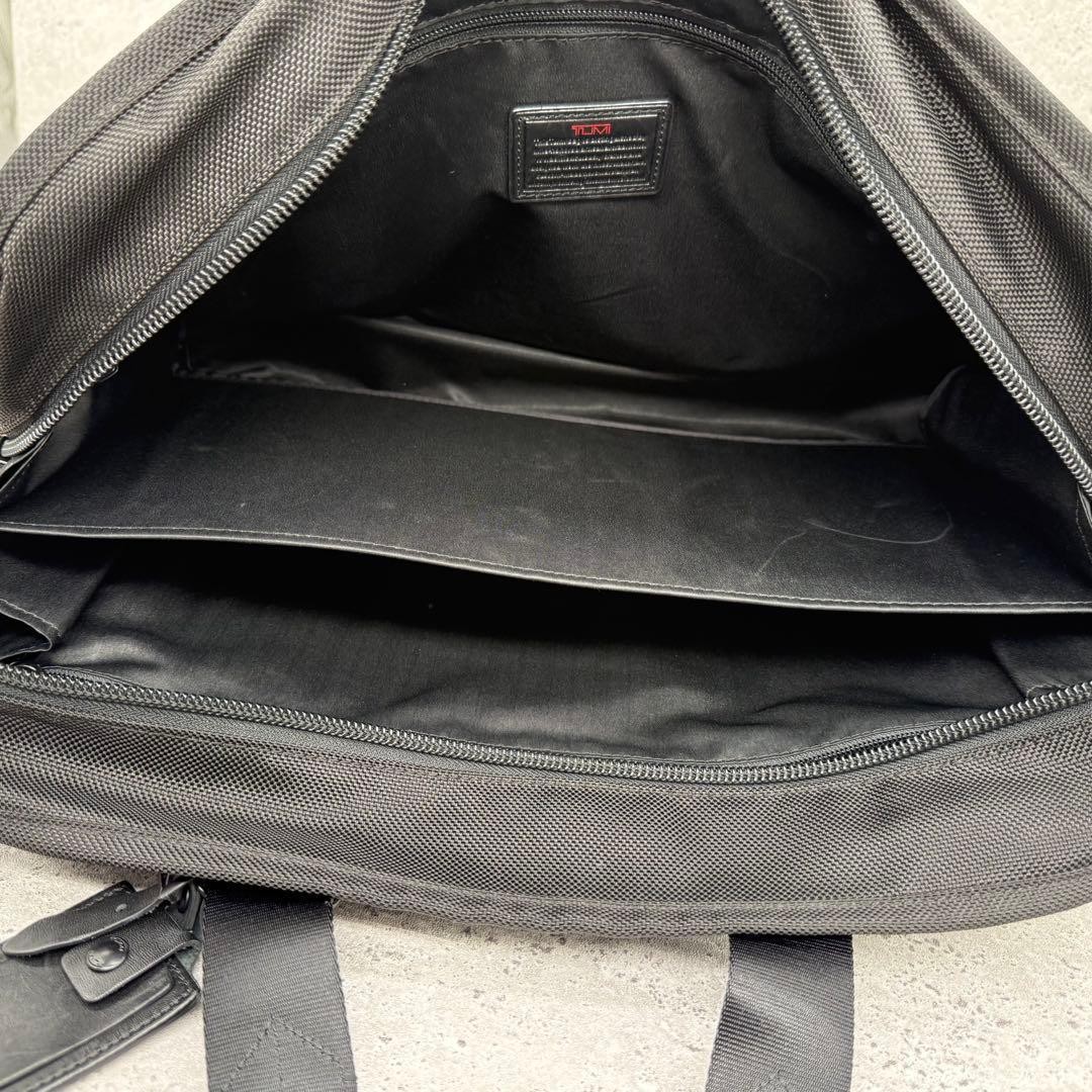 TUMI Alpha Briefcase Business Bag Black 2WAY