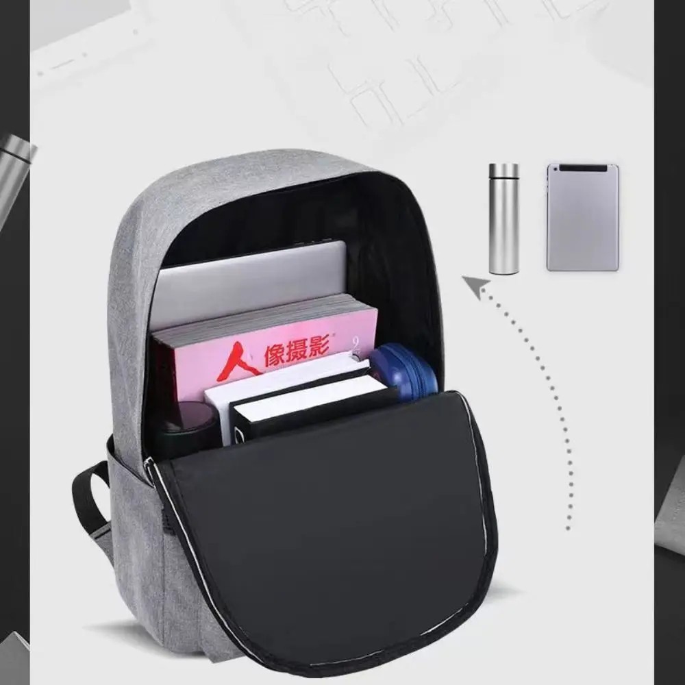 Minimalist Men’s Backpack Large Capacity Travel School Computer Bag Unisex Washa