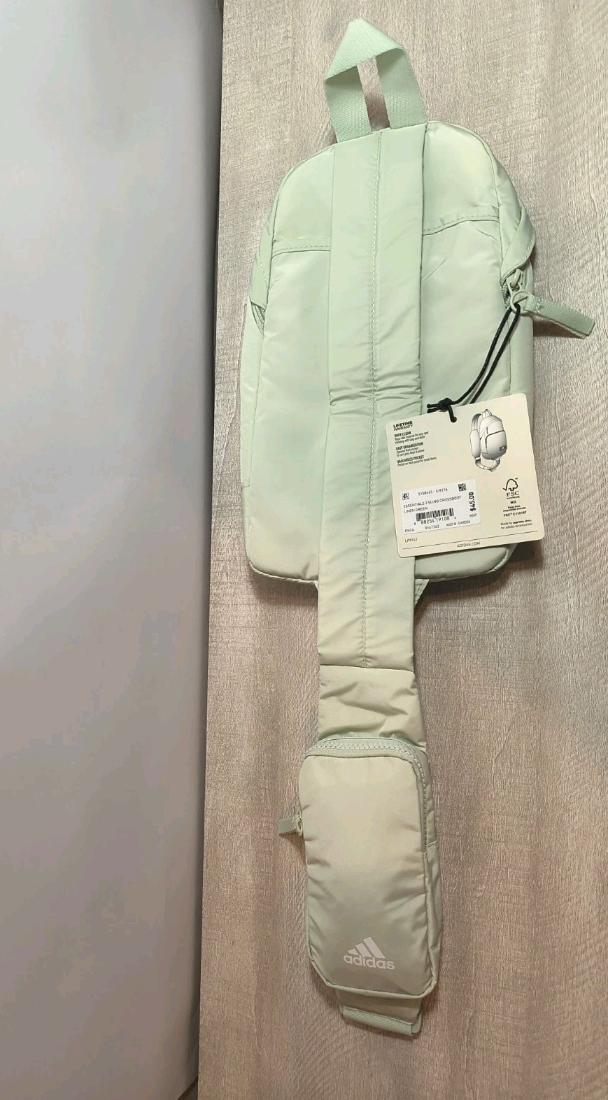 Adidas / ESSENTIALS 2 SLING CROSSBODY Bag / Linen Green / IU9276 / Unisex