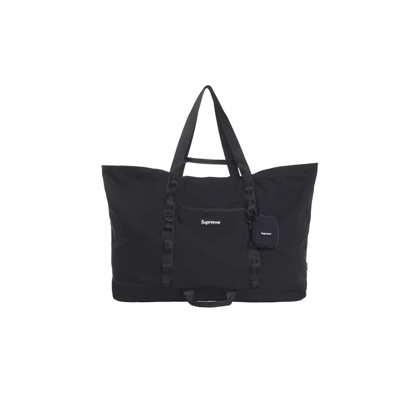 Supreme X-Large Tote Bag + Utility Pouch Black