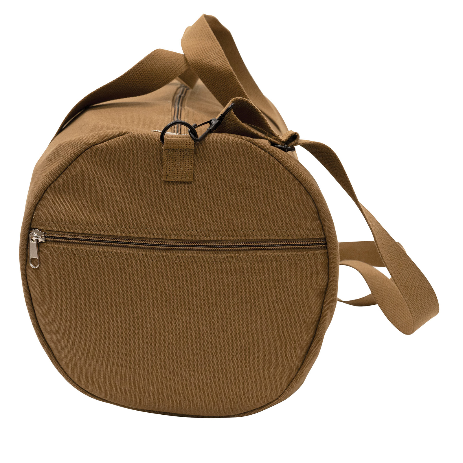 19 Inch Canvas Shoulder Duffle Bag In Work Brown – Heavyweight Travel Bag