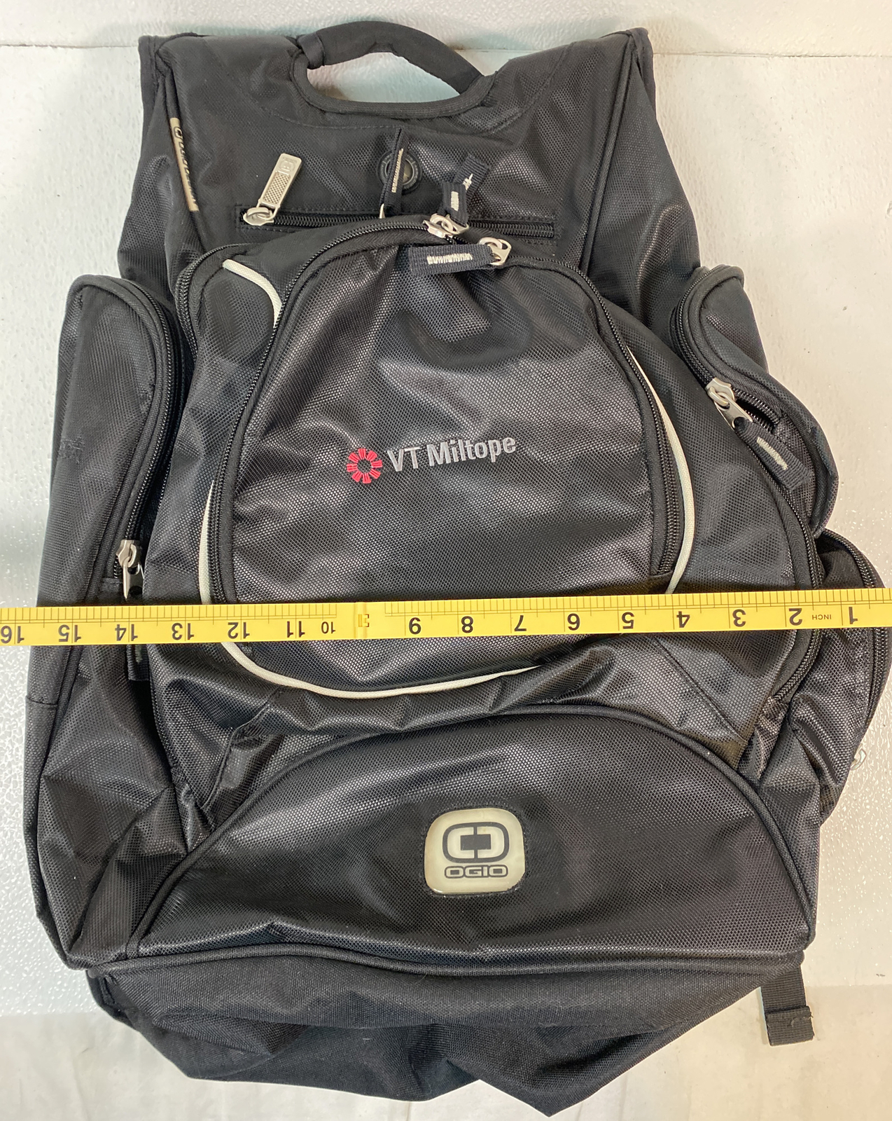 OGIO VT Miltope Seven Compartment Laptop Backpack 21”X 16” Black Excellent Cond