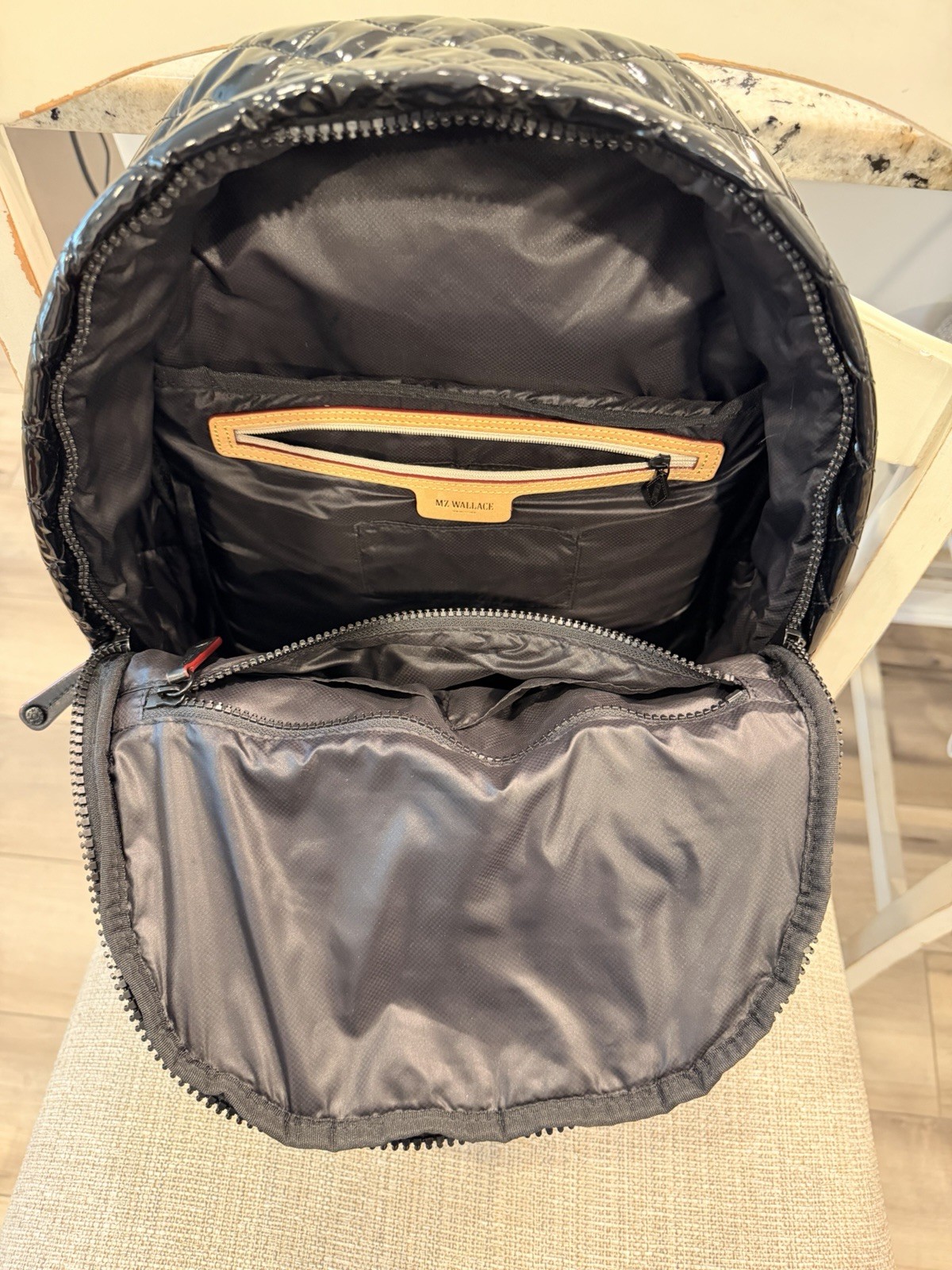 Discontinued Black Lacquer Backpack