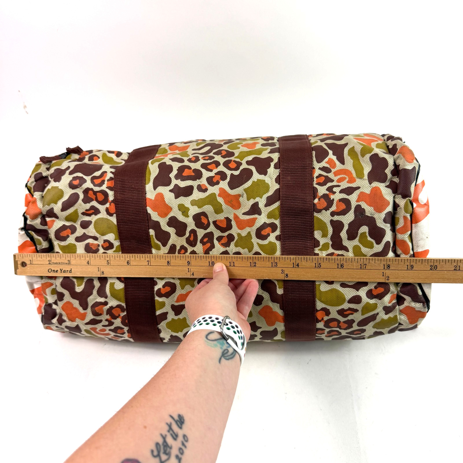 Mishka MNWKA NYC Keep Watch Eyeball Duffle Bag Camo Leopard Weekender Gym