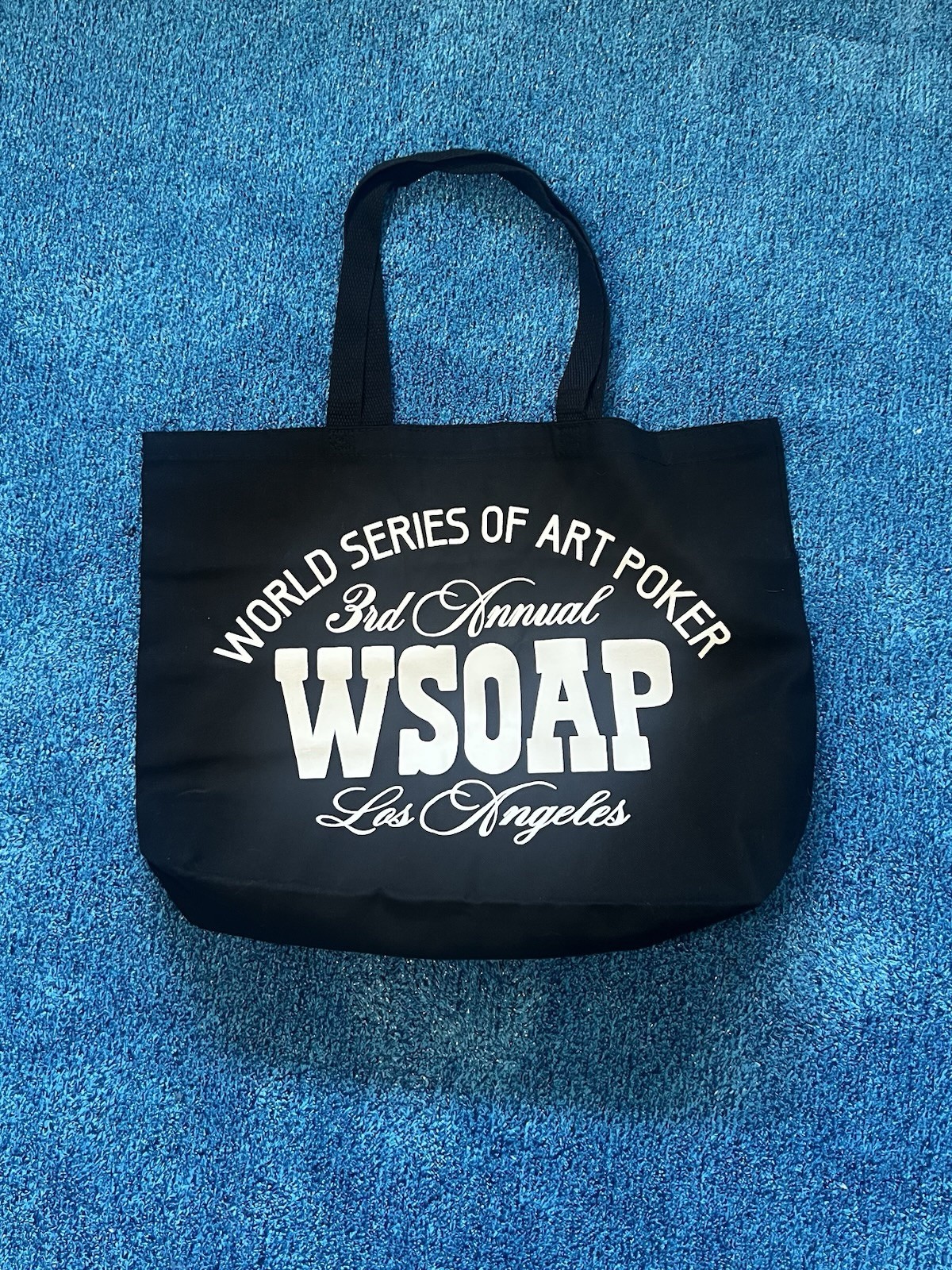 World Series Of Art Poker WSOAP CasinoLA X STUSSY X Living Room X WKS tote bag