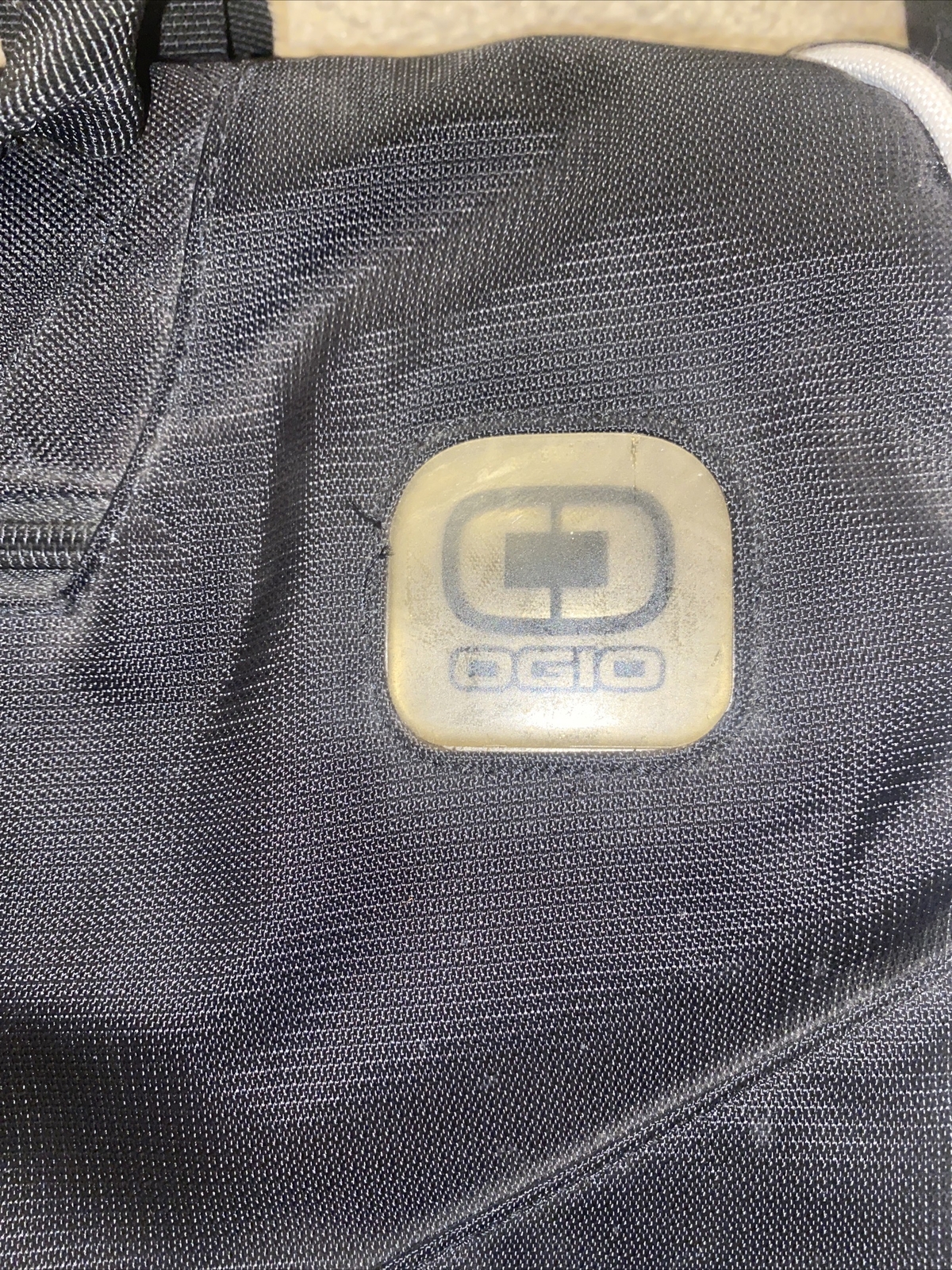 Ogio Black Tech Spec Hip Hop Tech Specs Messenger Laptop Travel Bag EUC 19×13
