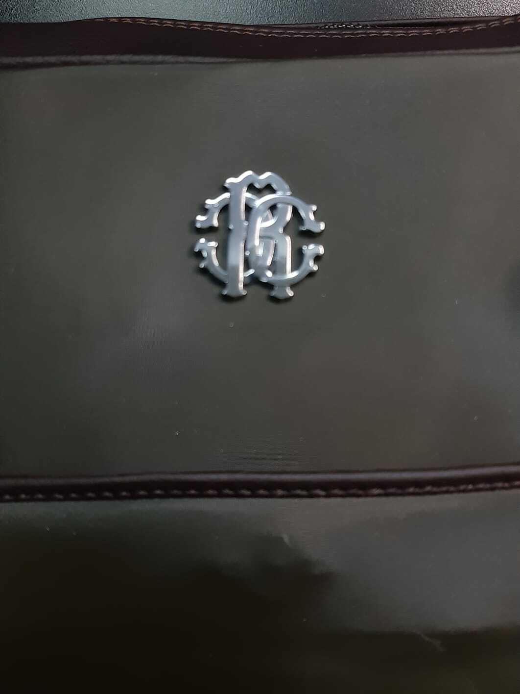 ROBERTO CAVALLI MEN’S ZAINO BACKPACK BAG-GREEN-BROWN. FSBO81