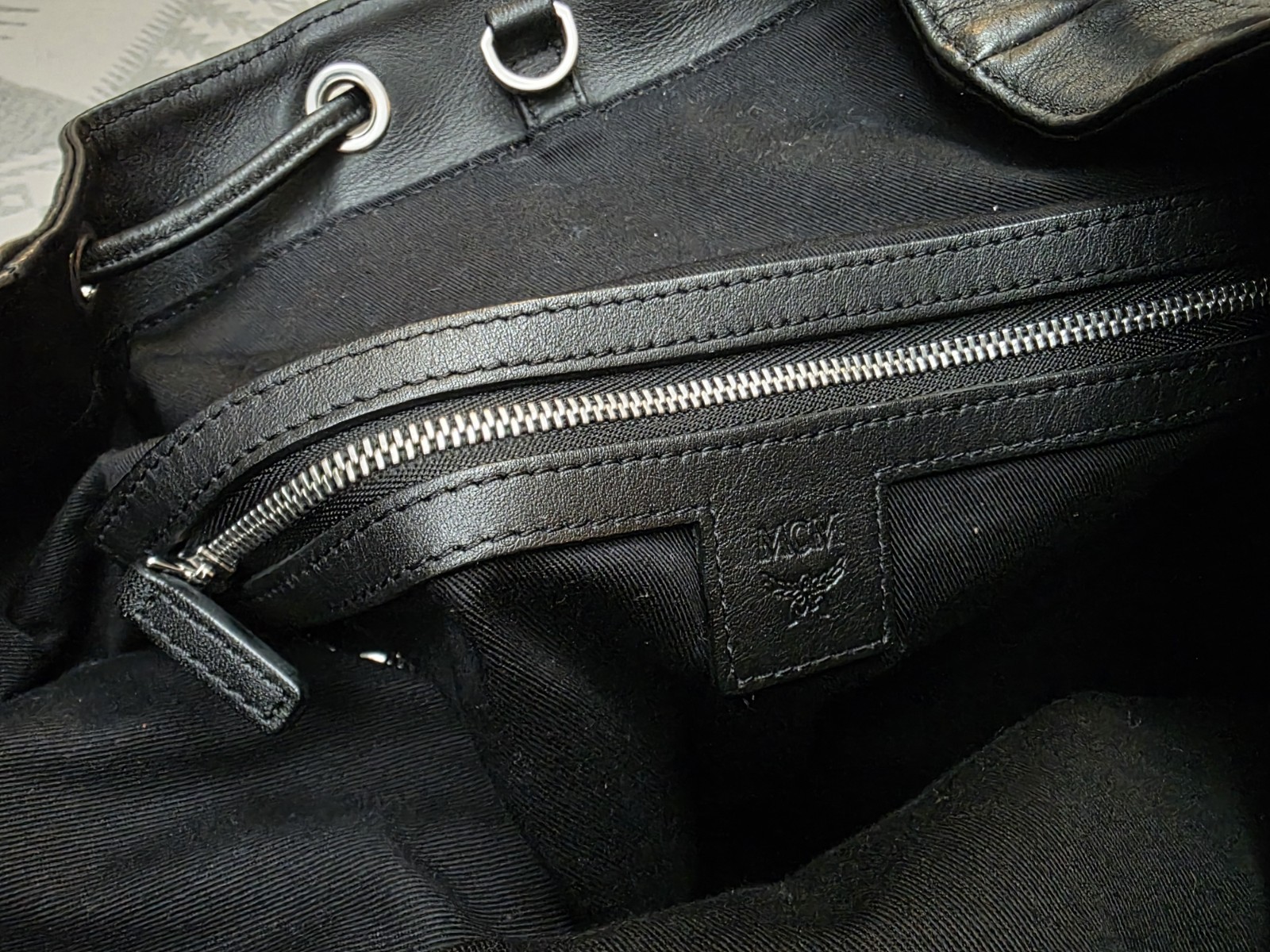 MCM Brandenburg Backpack Visetos Black Monogram – Authentic Excellent Condition