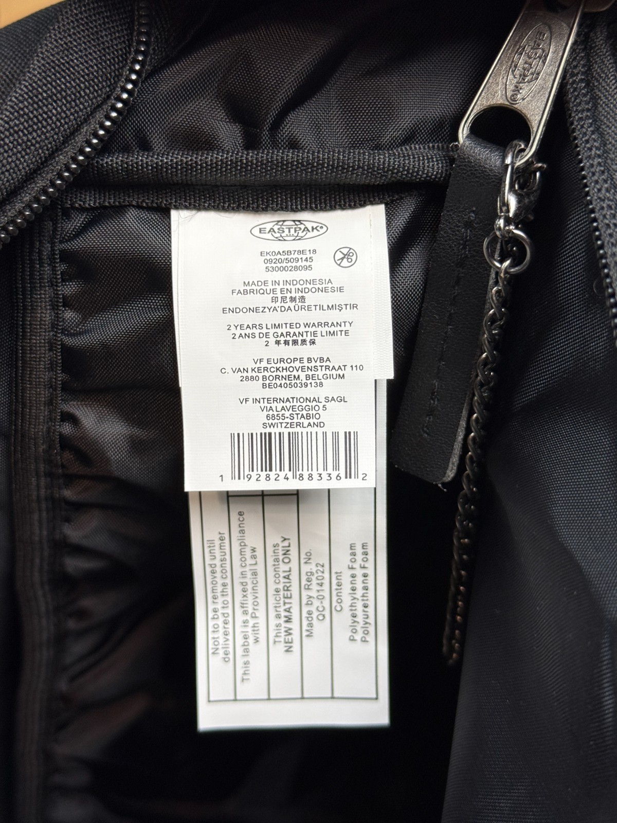 Eastpak x Mastermind Japan Backpack Black 24L Skull Limited Edition