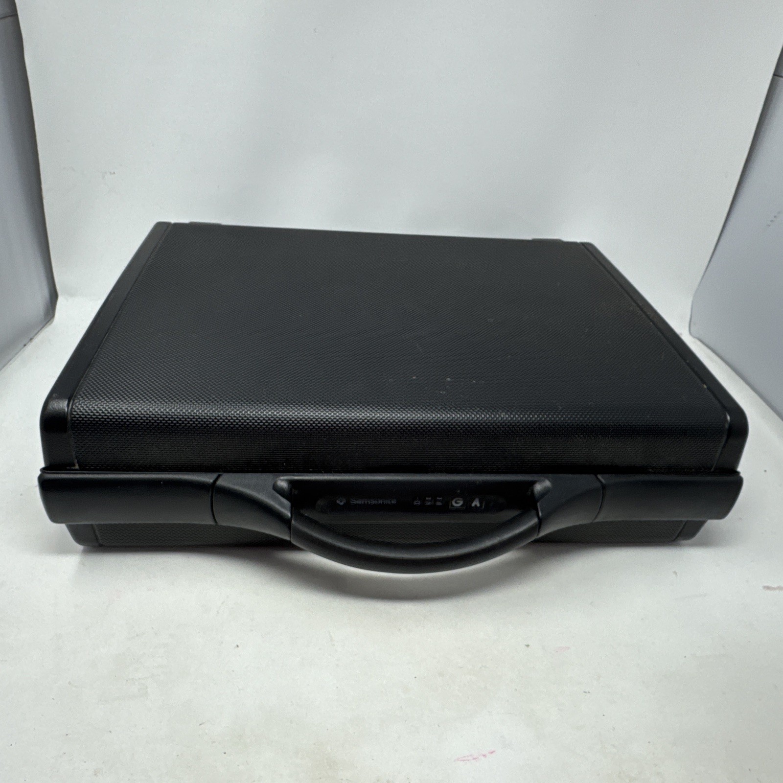 Vtg 1993 Samsonite Quantum Focus Hard Shell Briefcase Attache Prop IBM ERA – USA
