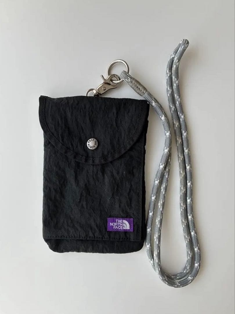 (ASK availability first) THE NORTH FACE PURPLE LABEL Wallet Shoulder Black