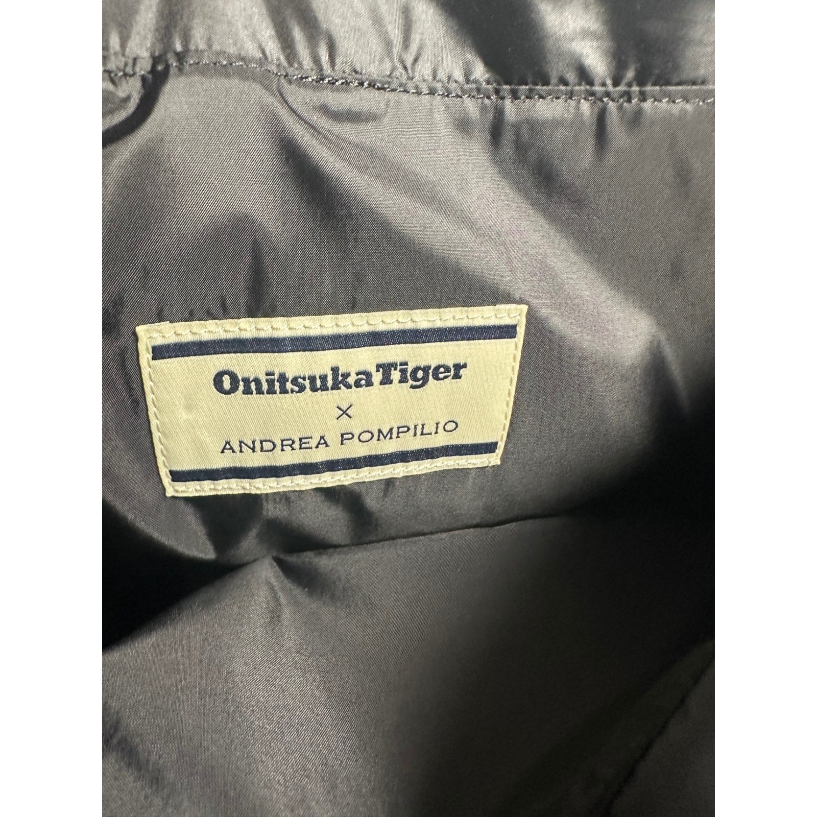 OnitsukaTiger x Andrea Pompilio Messenger Bag CharcoalGrey OTXAP Tactical Canvas