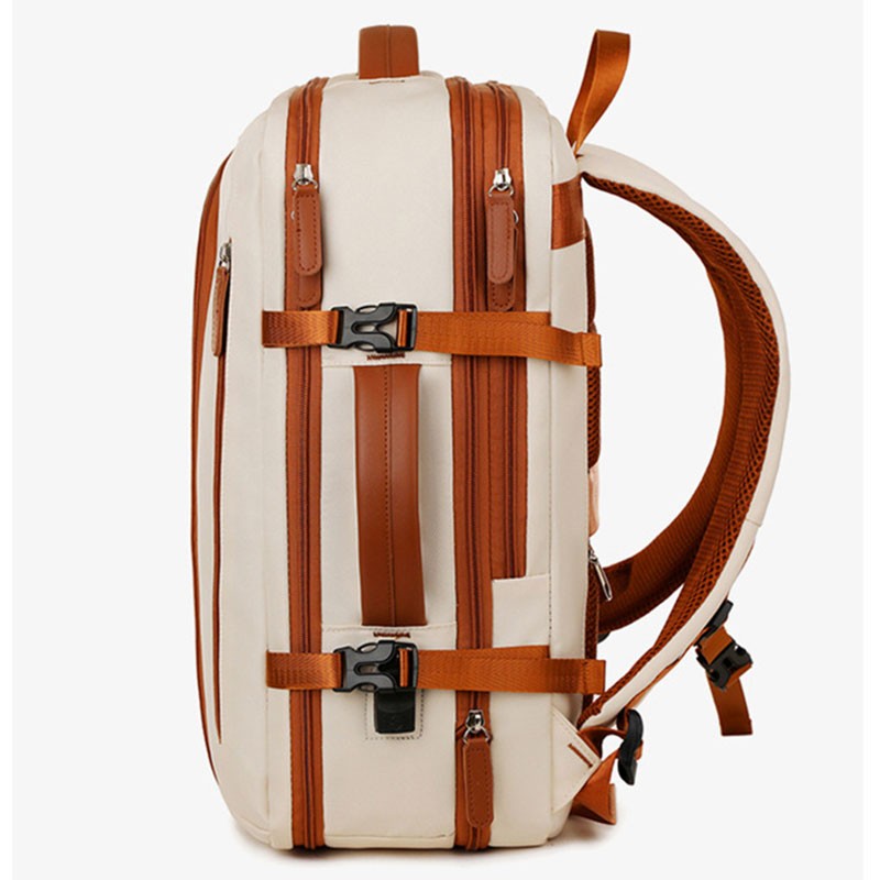 Expandable 15.6″ Laptop Backpack Business Travel Bag Large Capacity USB Charging