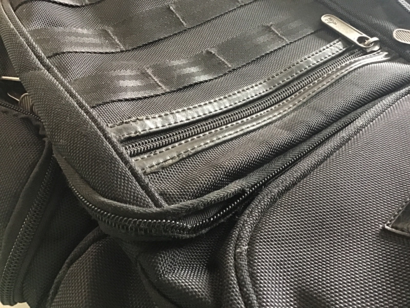 Original Penguin Backpack Carry On Travel Bag Black Odell Collection 9 Pockets