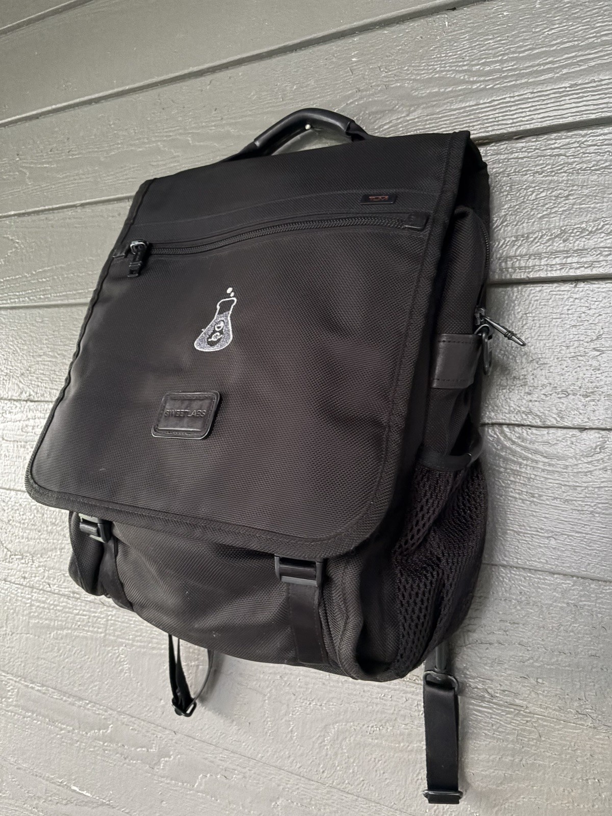 TUMI Black Ballistic Nylon Utility Backpack Travel Laptop Backpack