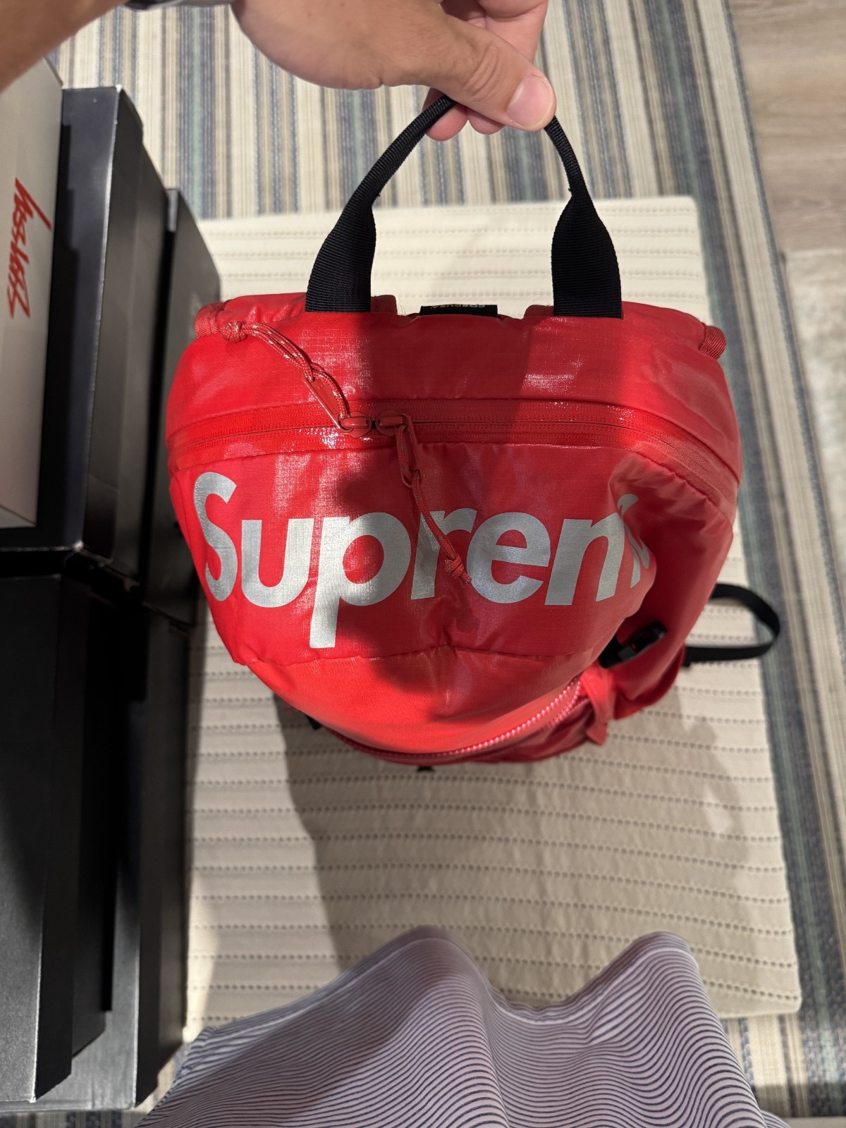 Supreme Backpack FW17 Red Fall Winter 2017 Cordura