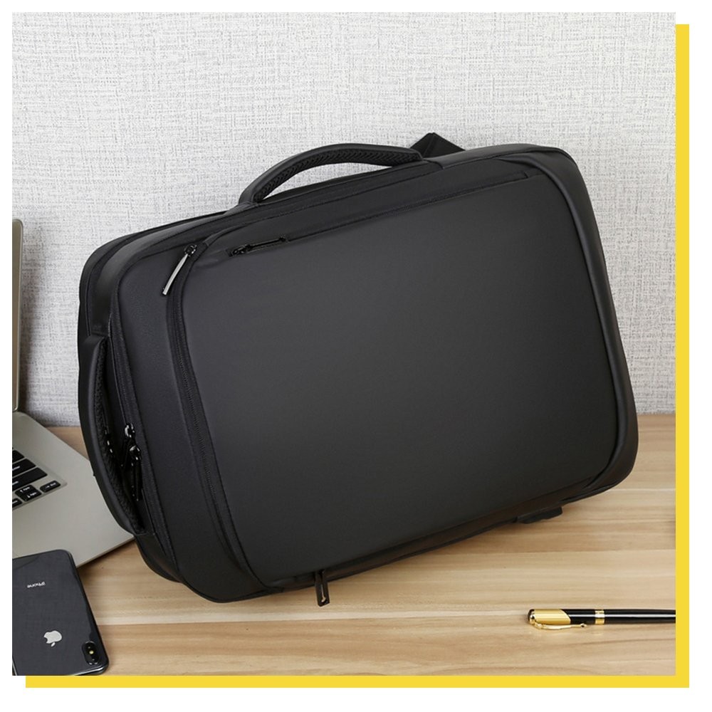 15.6 In Laptop Men Backpack Travel Usb Charging Computer School Backpack Zipper