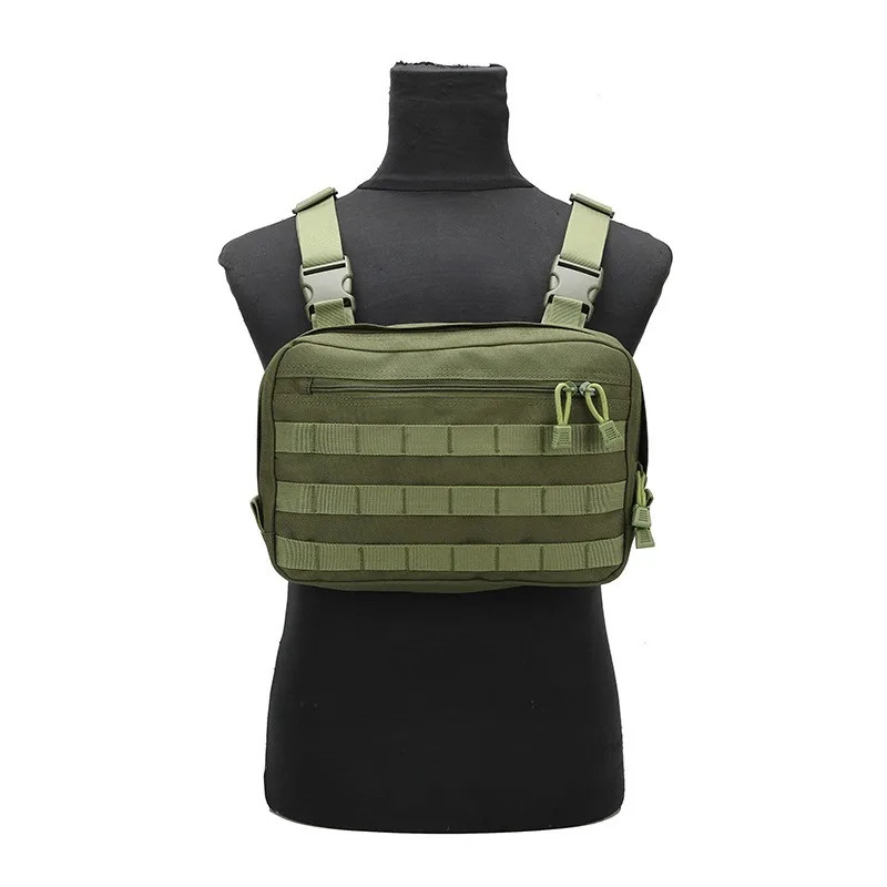 Outdoor versatile tactical chest bag Shoulder vest Backpack Waterproof storage f