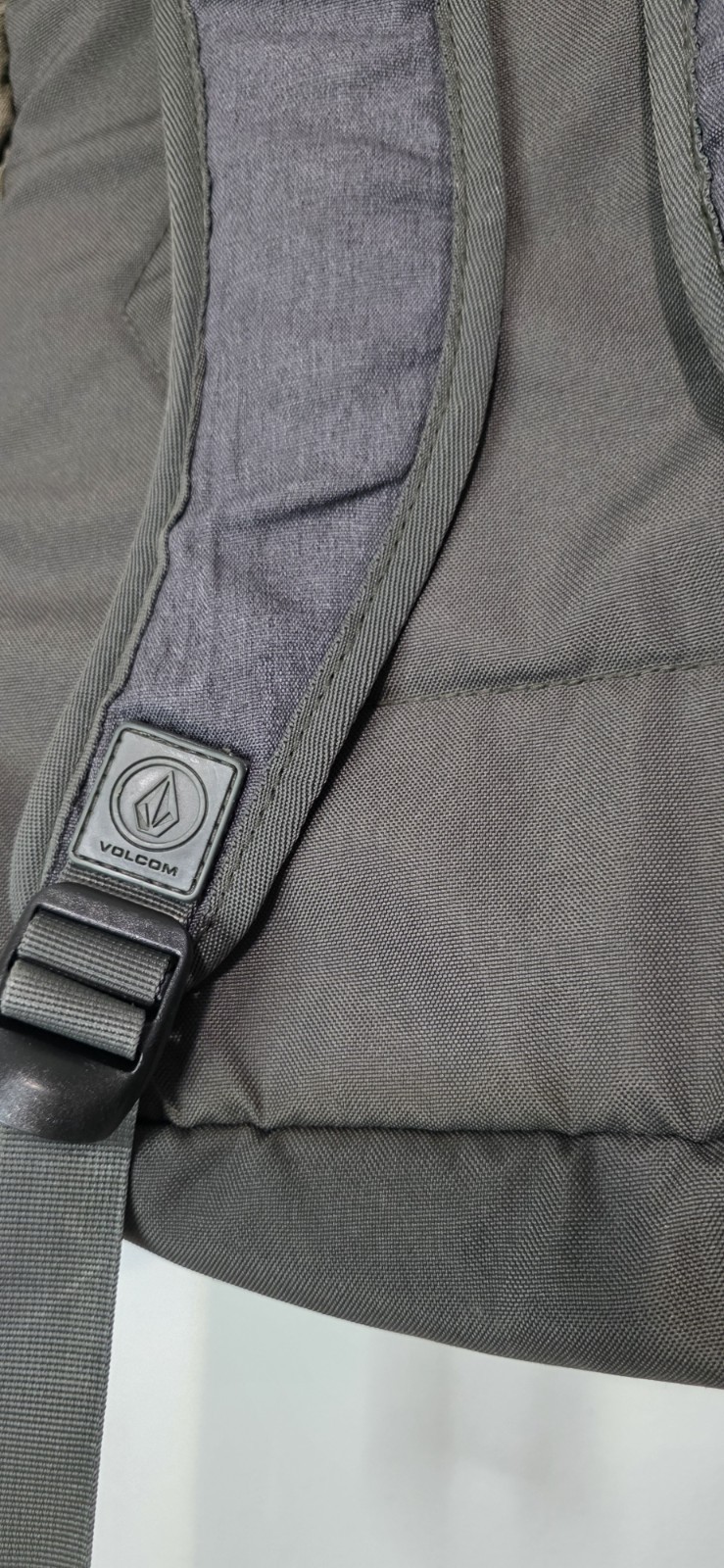 Volcom School Backpack Poly Blue Brown Olive Laptop Pad School Travel Bag Skate
