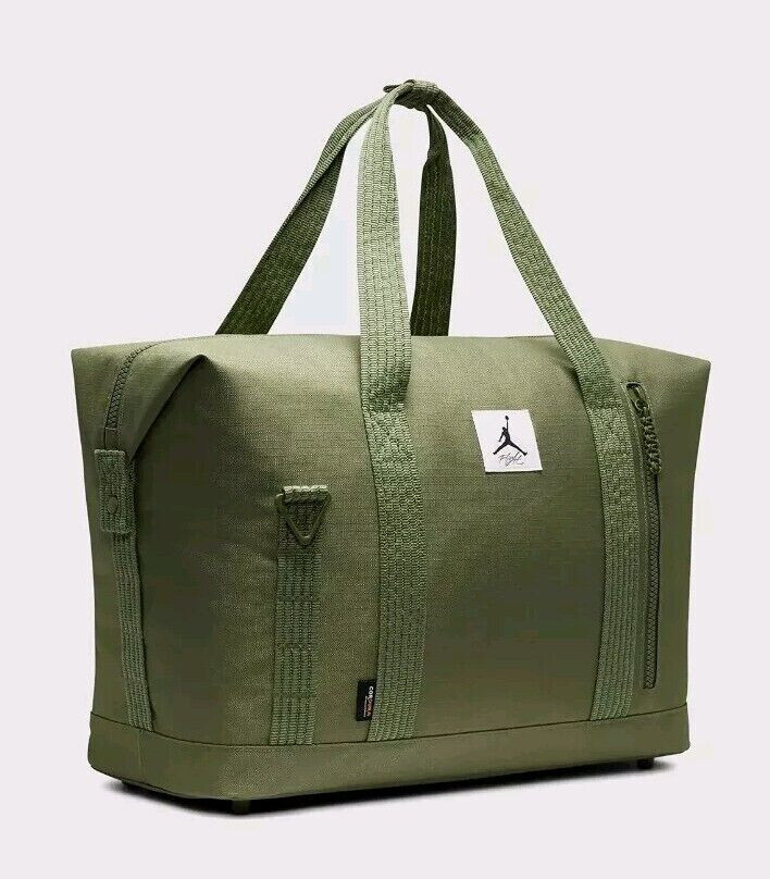 Nike Jordan Jam Flight Cordura Duffle Bag Sage Green Gym Backpack MA0798 EF9