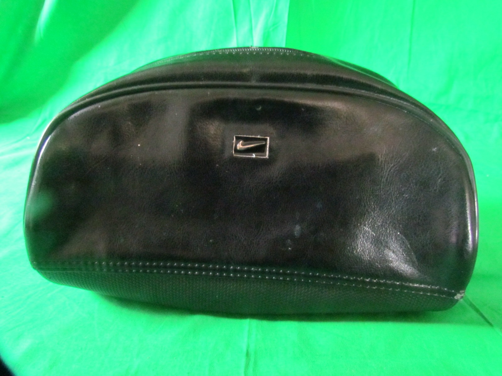 Nike Logo P1409301 Toiletry Travel Bag All Black Nice Condition