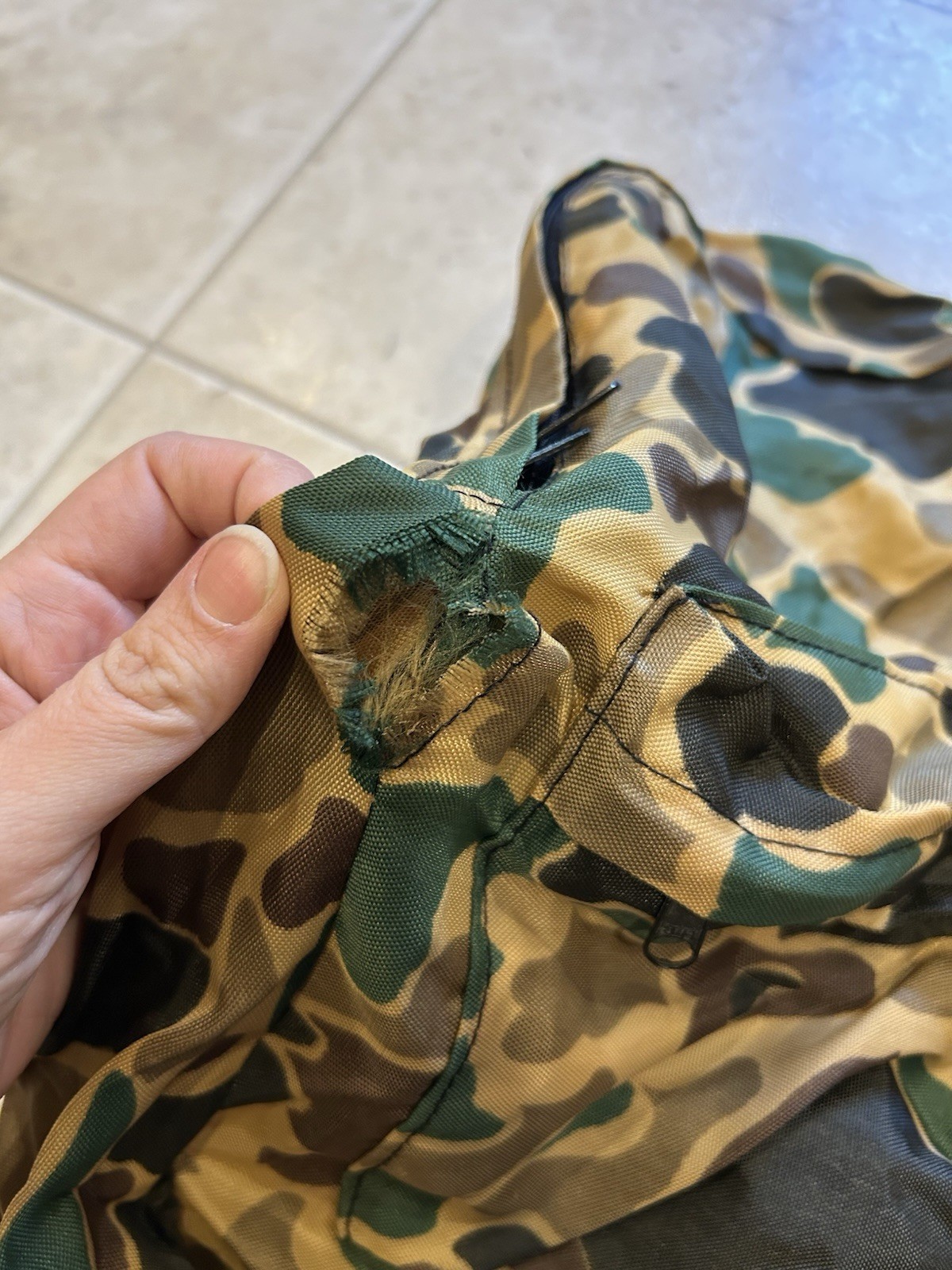Duck Camouflage Nylon Backpack Lightweight Outdoor Hunting Hiking