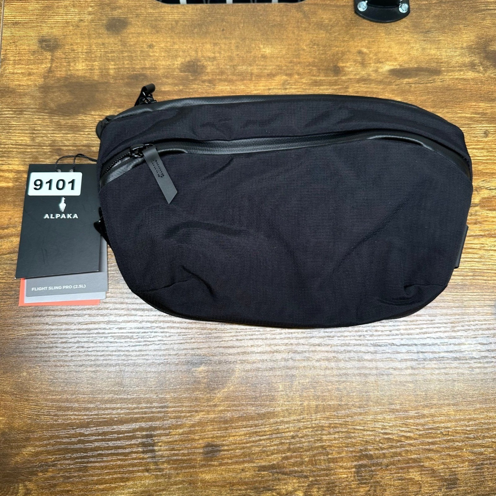 Alpaka Flight Sling Pro 2.5L Black Axoflux Ripstop Nylon Travel Bag Carry All