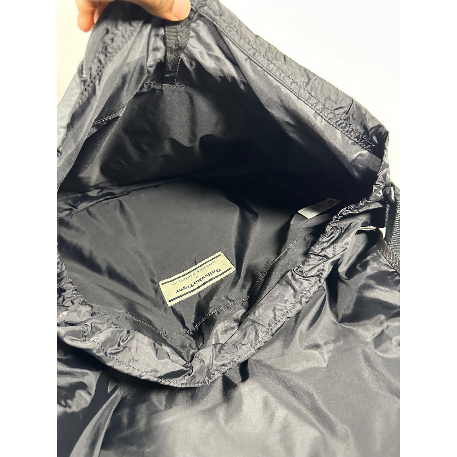 OnitsukaTiger x Andrea Pompilio Messenger Bag CharcoalGrey OTXAP Tactical Canvas