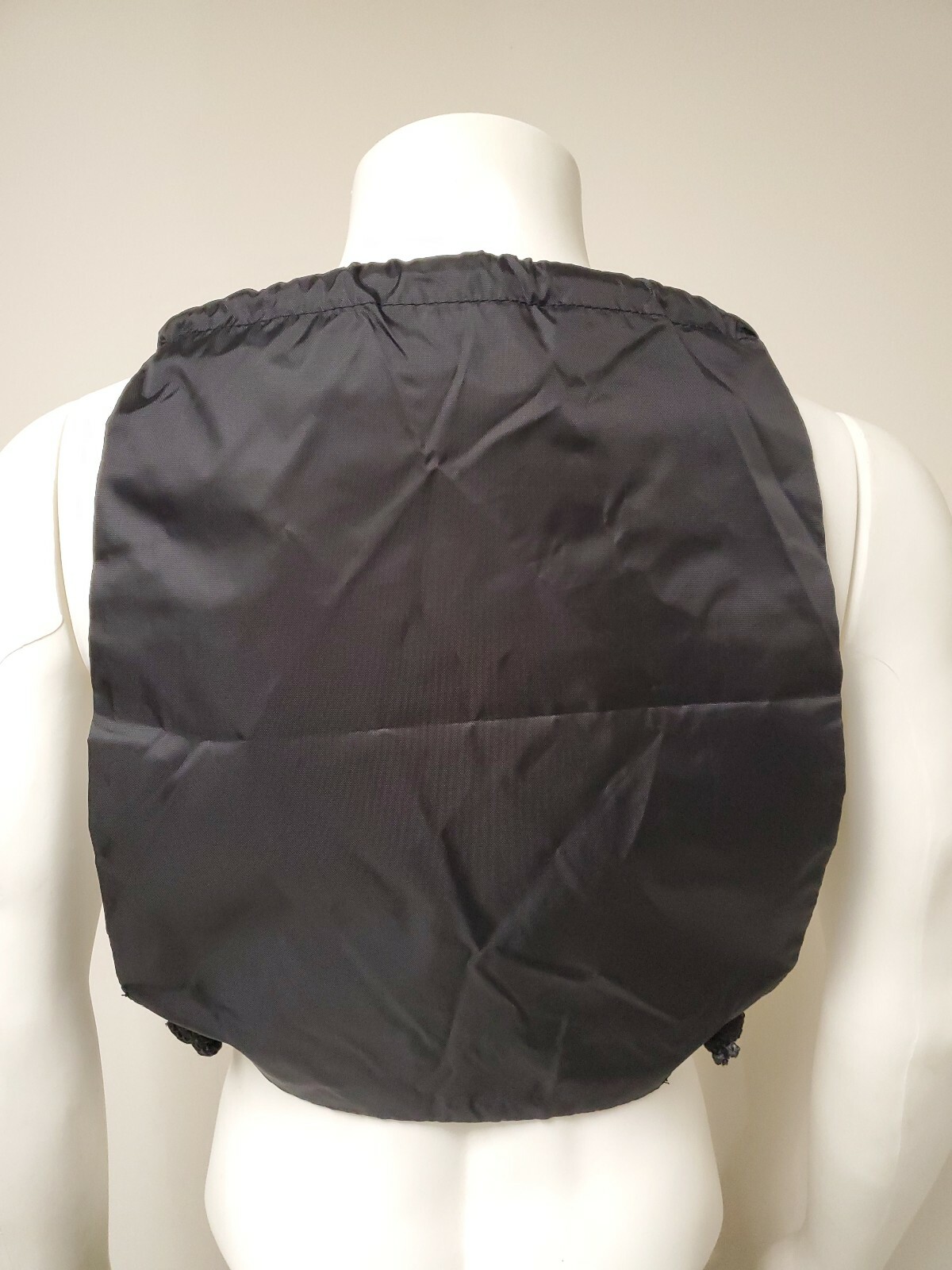 String Backpack Drawstring Cinch Sack Air Gym Bag School Black Lightweight