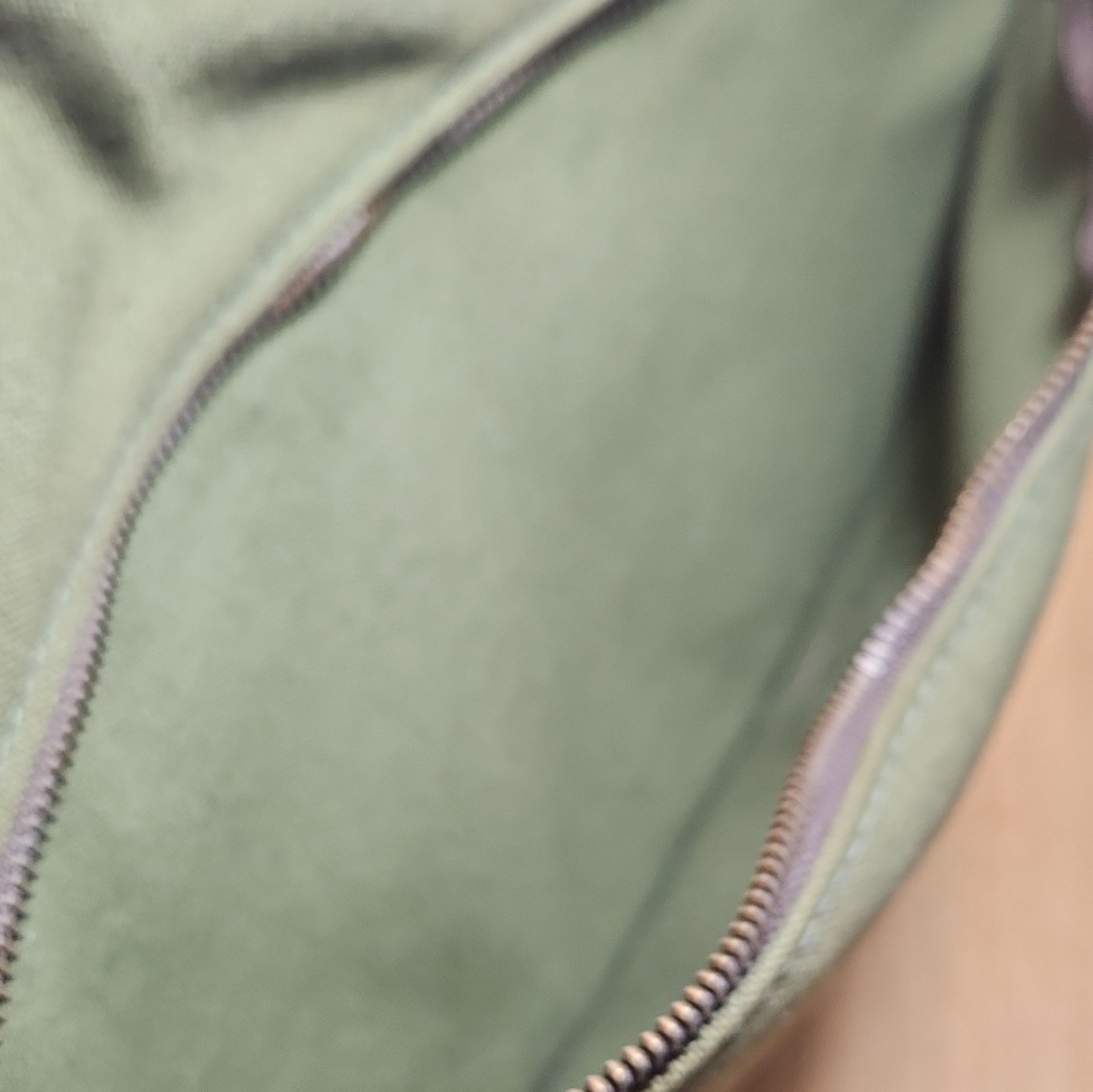 Green/Brown Messenger Shoulder Bag, Adjustable Strap, Flap Buckle, Top Zipper